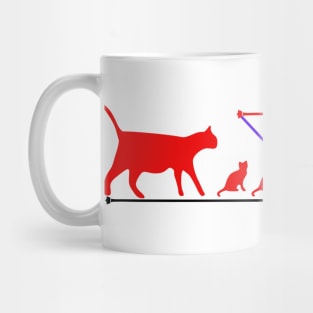 Reflective Feline: The Mirror Magic! Mug